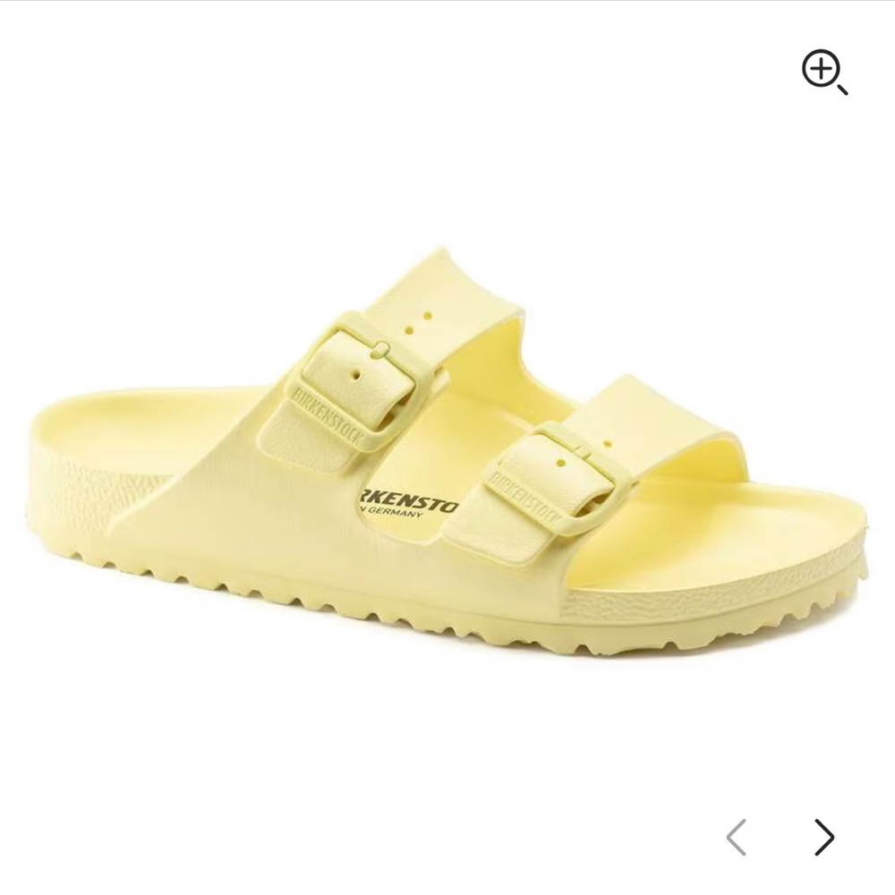 Birkenstock Arizona Essentials Two Strap Sandal — Popcorn